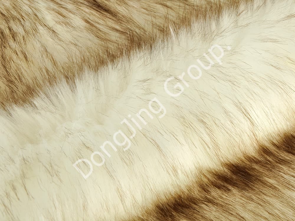 DP1028-白染めのチップ faux fur fabric