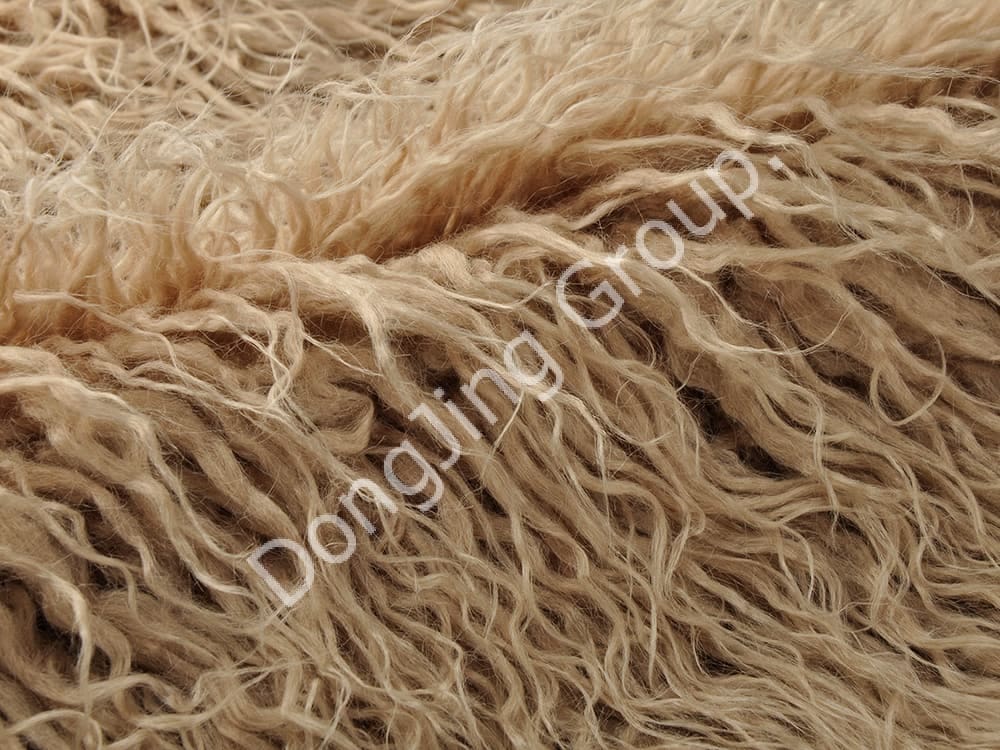 DP0856-ブラウンローラープッシュ faux fur fabric