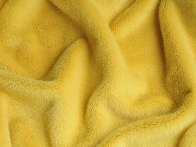 9T1674-レモンイエロー faux fur fabric