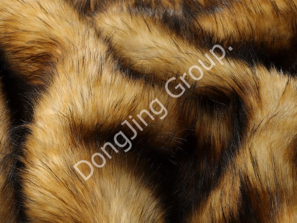 9W0592-自然なアライグマの毛 faux fur fabric