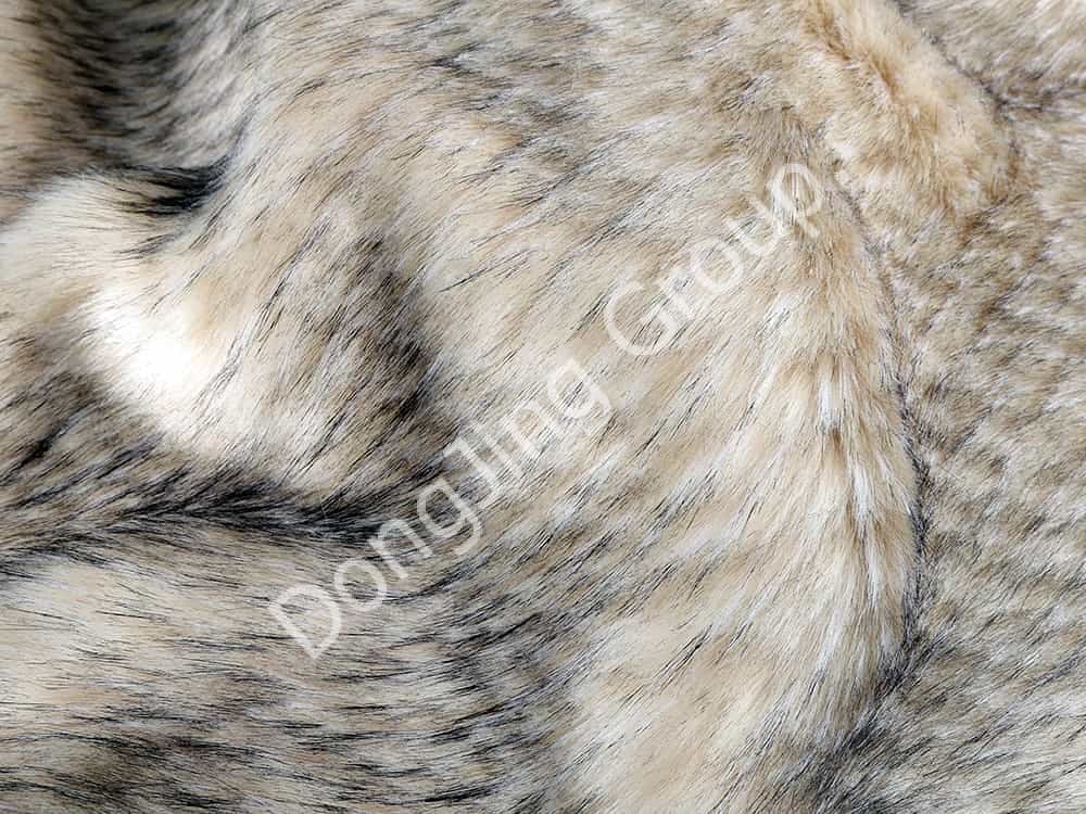 9W0688-パイナップルアライグマの毛を混ぜる faux fur fabric