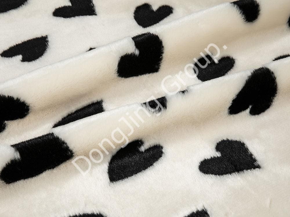 9W1505-ミティブラックラビットヘア faux fur fabric