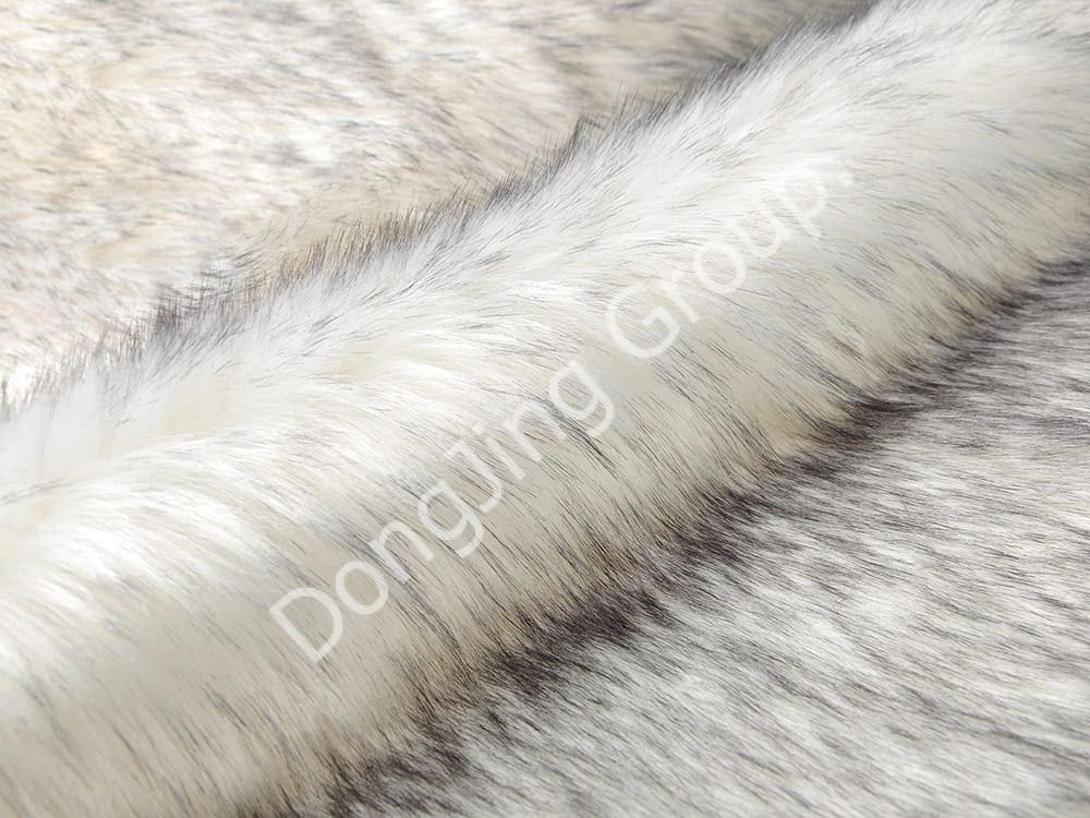 DP0657-白い髪の先端 faux fur fabric