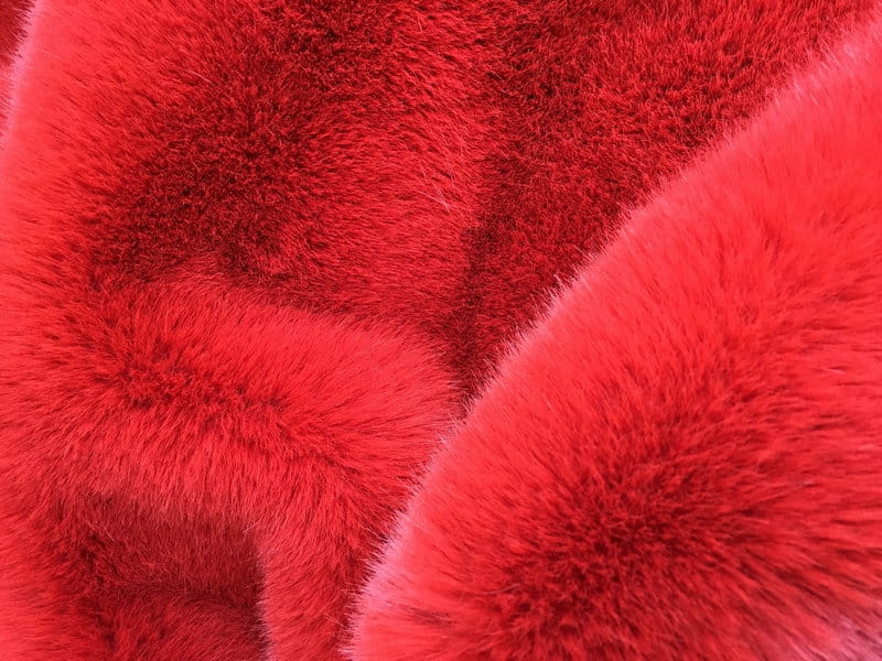 XD0006-レッドグラベルゴールデンフォックス faux fur fabric