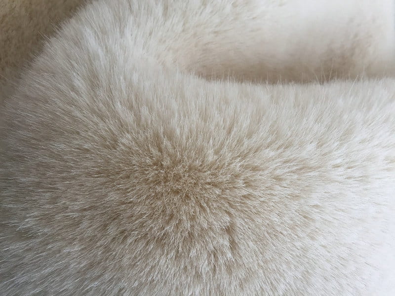 XD0007-パールプラチナフォックス faux fur fabric