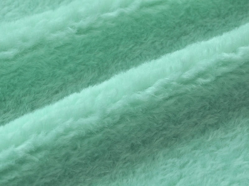 XKT0250-カルダモングリーントカ faux fur fabric