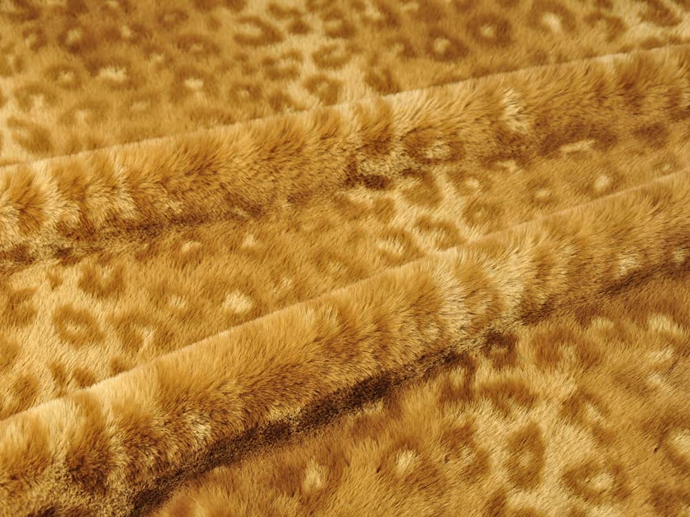 XKT0356-ライトオレンジアリスバニーダウン faux fur fabric